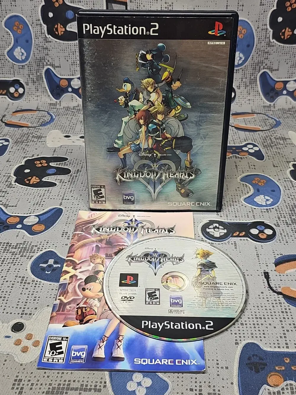 Kingdom Hearts 2 II (PlayStation 2, 2006) Complete Tested Working - Free Ship